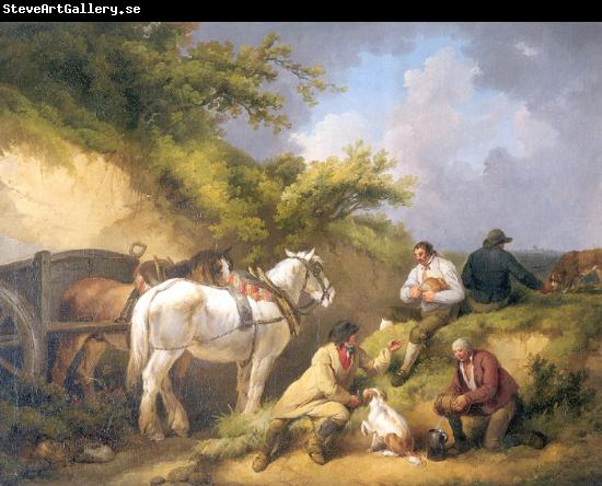 George Morland The Labourer's Luncheon